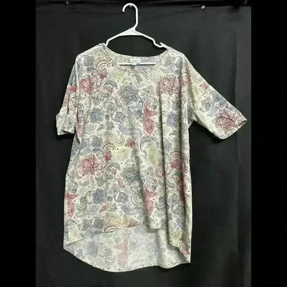 Lularoe Irma Women Top Simple Comfortable Multicolor Size S